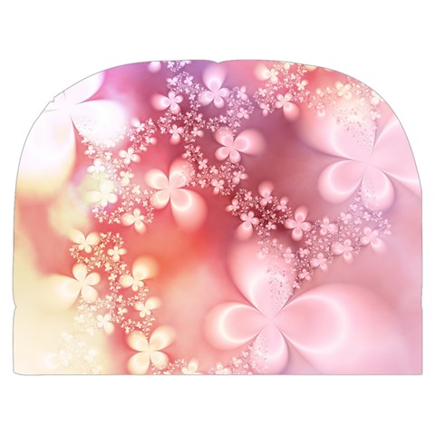 Boho Pastel Pink Floral Print Makeup Case (Medium) from ArtsNow.com Front