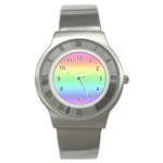Pastel Rainbow Ombre Stainless Steel Watch