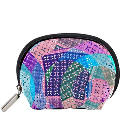 Boho Patchwork Accessory Pouch (Small) from ArtsNow.com Front