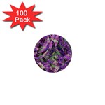 Boho Violet Mosaic 1  Mini Buttons (100 pack) 