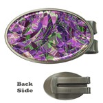 Boho Violet Mosaic Money Clips (Oval) 