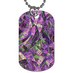 Boho Violet Mosaic Dog Tag (One Side)