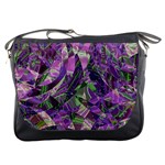 Boho Violet Mosaic Messenger Bag