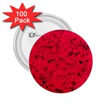Scarlet Red Music Notes 2.25  Buttons (100 pack) 