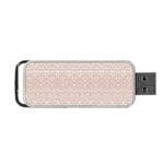 Boho Tan Lace Portable USB Flash (Two Sides)