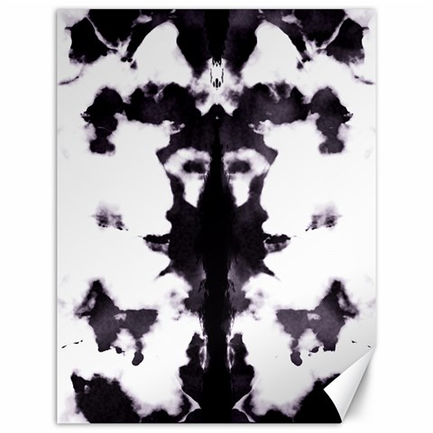 Rorschach Inkblot Pattern Canvas 12  x 16  from ArtsNow.com 11.86 x15.41  Canvas - 1