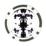 Rorschach Inkblot Pattern Poker Chip Card Guard