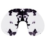 Rorschach Inkblot Pattern Travel Neck Pillow