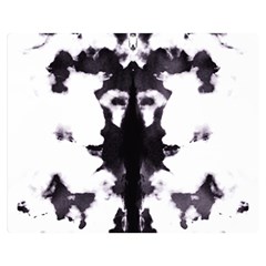 Rorschach Inkblot Pattern Double Sided Flano Blanket (Medium)  from ArtsNow.com 60 x50  Blanket Back