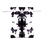 Rorschach Inkblot Pattern Lightweight Drawstring Pouch (L)