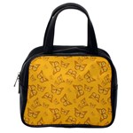 Mustard Yellow Monarch Butterflies Classic Handbag (One Side)
