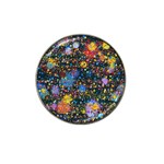Abstract Paint Splatters Hat Clip Ball Marker (10 pack)