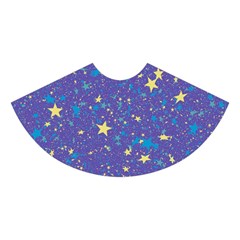 Starry Night Purple Midi Sleeveless Dress from ArtsNow.com Skirt Back
