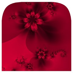 Scarlet Red Floral Print Toiletries Pouch from ArtsNow.com Cover