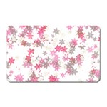 Pink Wildflower Print Magnet (Rectangular)