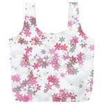 Pink Wildflower Print Full Print Recycle Bag (XXXL)
