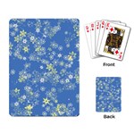 Yellow Flowers on Blue Playing Cards Single Design (Rectangle)