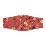 Gold and Rust Floral Print Stretchable Headband