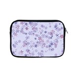 Pastel Purple Floral Pattern Apple MacBook Pro 15  Zipper Case