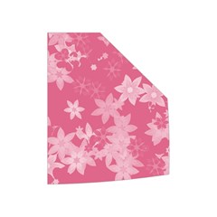 Blush Pink Floral Print Women s Button Up Vest from ArtsNow.com Left Pocket