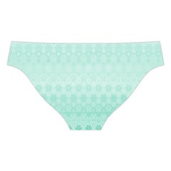 Biscay Green Floral Print Cross Back Hipster Bikini Set from ArtsNow.com Back Under