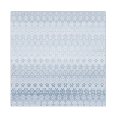 Faded Blue Floral Print Duvet Cover Double Side (Full/ Double Size) from ArtsNow.com Front