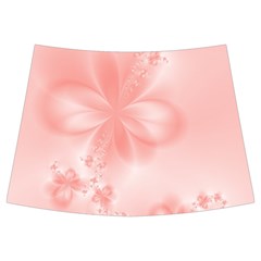 Pastel Coral Floral Print Kids  Midi Sailor Dress from ArtsNow.com Back Skirt