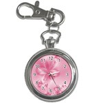 Blush Pink Floral Print Key Chain Watches