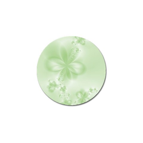 Tea Green Floral Print Golf Ball Marker (4 pack) from ArtsNow.com Front