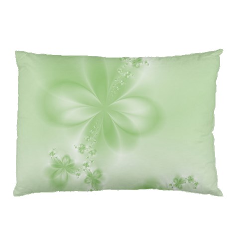 Tea Green Floral Print Pillow Case from ArtsNow.com 26.62 x18.9  Pillow Case