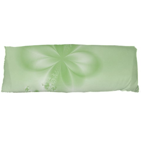 Tea Green Floral Print Body Pillow Case Dakimakura (Two Sides) from ArtsNow.com Front
