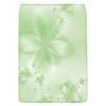 Tea Green Floral Print Removable Flap Cover (S)