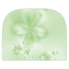 Tea Green Floral Print Makeup Case (Large) from ArtsNow.com Back