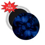 Dark Blue Abstract Pattern 2.25  Magnets (10 pack) 