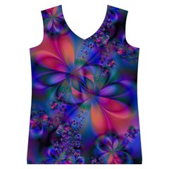 Abstract Floral Art Print Women s Basketball Tank Top from ArtsNow.com Front