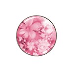 Blush Pink Watercolor Flowers Hat Clip Ball Marker