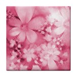 Blush Pink Watercolor Flowers Face Towel