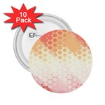 Abstract Floral Print 2.25  Buttons (10 pack) 