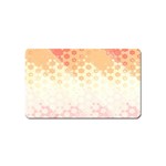 Abstract Floral Print Magnet (Name Card)