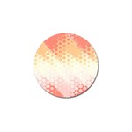 Abstract Floral Print Golf Ball Marker