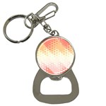 Abstract Floral Print Bottle Opener Key Chain