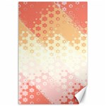 Abstract Floral Print Canvas 24  x 36 