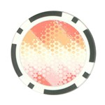 Abstract Floral Print Poker Chip Card Guard