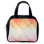 Abstract Floral Print Classic Handbag (One Side)
