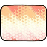 Abstract Floral Print Fleece Blanket (Mini)