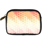 Abstract Floral Print Digital Camera Leather Case