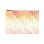 Abstract Floral Print Cosmetic Bag (Large)