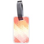 Abstract Floral Print Luggage Tag (one side)