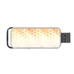 Abstract Floral Print Portable USB Flash (One Side)
