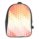 Abstract Floral Print School Bag (XL)